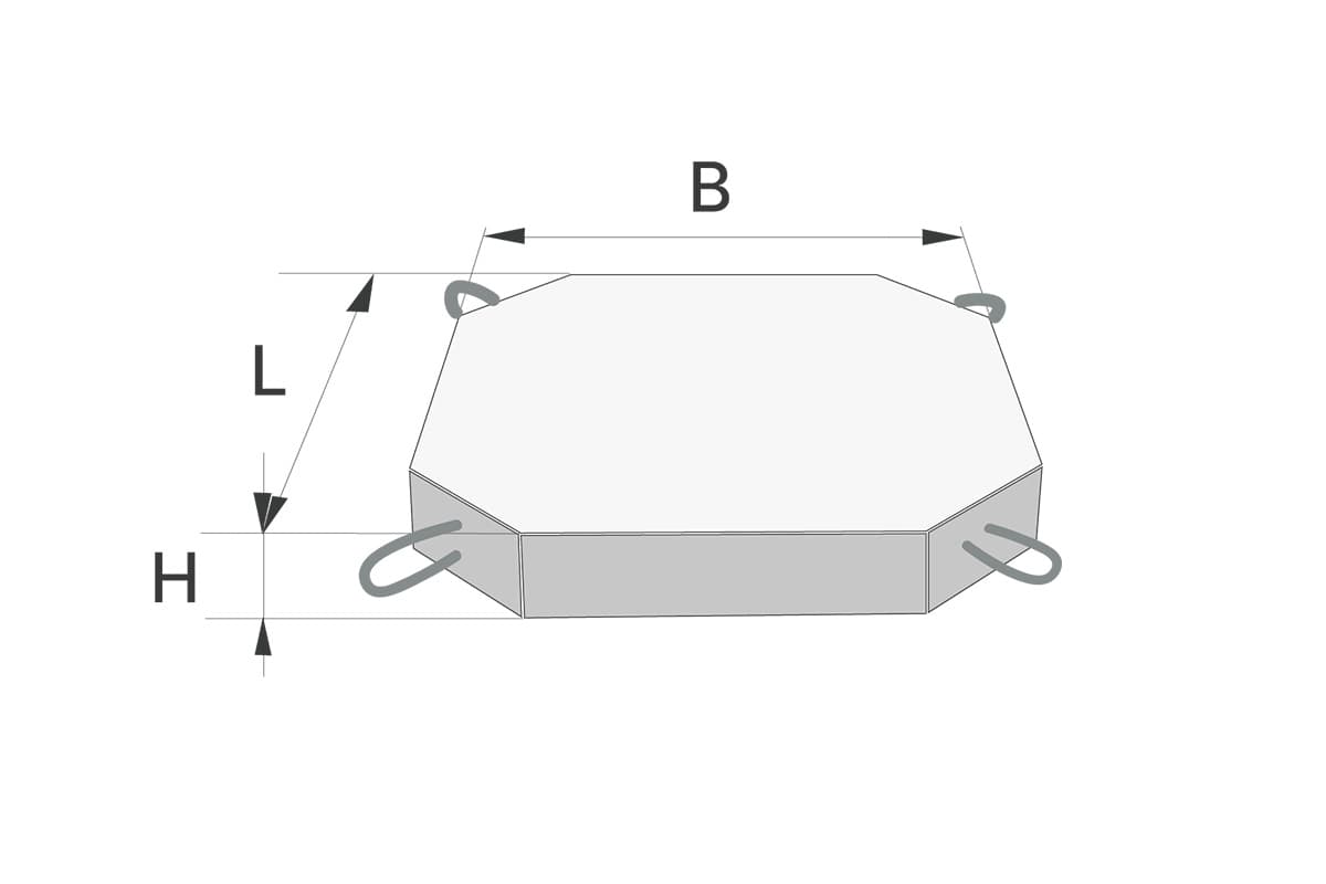 БЛОК БЕТОННИЙ Б-8
