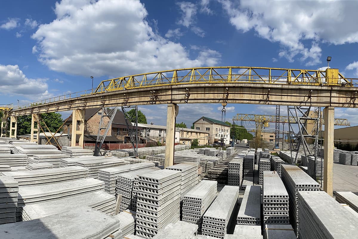 ПЛИТИ ПЕРЕКРИТТЯ   БАГАТОПУСТОТНІ ширина-1200мм  висота-160мм 4