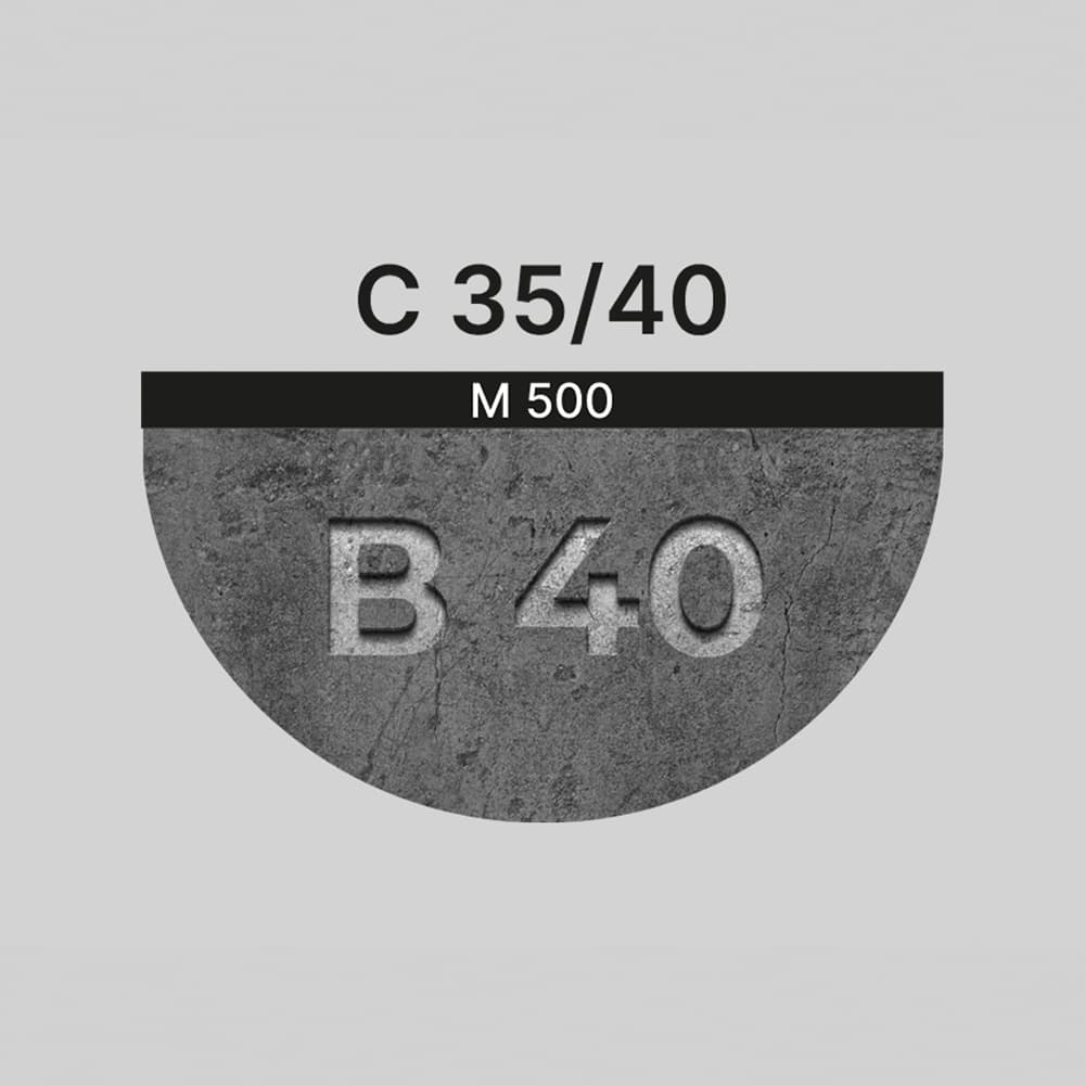 Бетон В40 