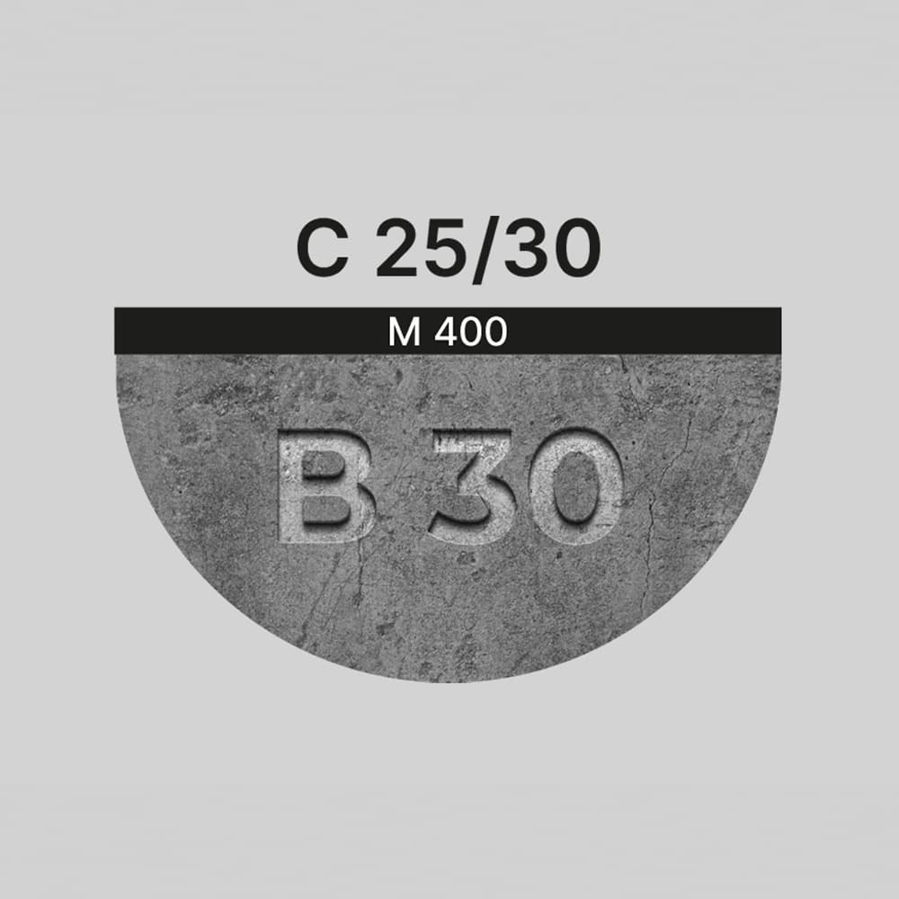 Бетон В30